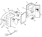 Kenmore 2538782591 electrical system and unit diagram