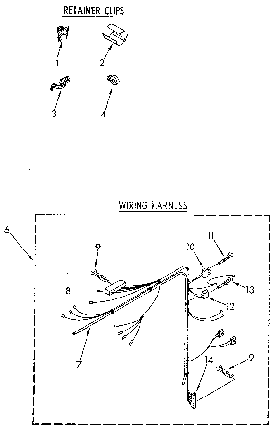 Wiring harness parts