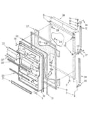 Refrigerator door