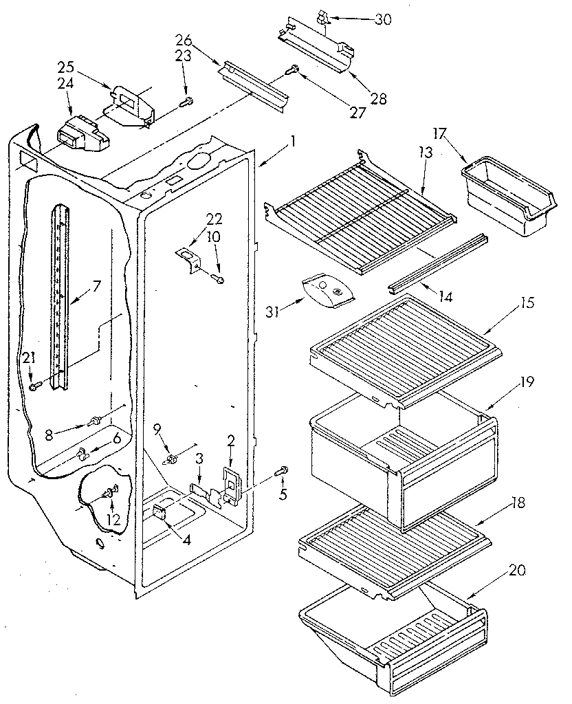 Refrigerator liner