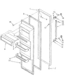 Refrigerator door