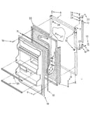 Refrigerator door