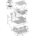 Kenmore 3638754412 shelf diagram