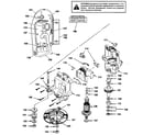 Craftsman 247370305 motor & switch assembly diagram