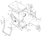 Troybilt TOMAHAWK4HP SERIAL W403145 AND UP axle bracket assembly diagram