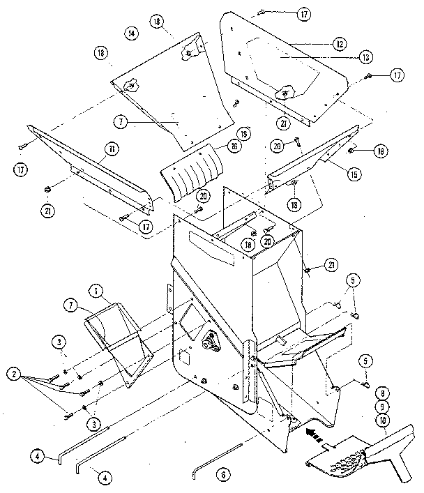 Chipper chute