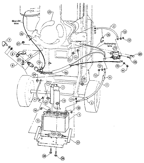 The 8hp briggs & stratton electric start system