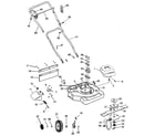 Craftsman 247370221 handle assembly diagram