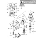 Craftsman 247370221 motor & switch assembly diagram