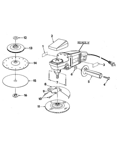 Sanding disc assembly