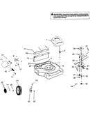 Blade, deck, & wheel assembly