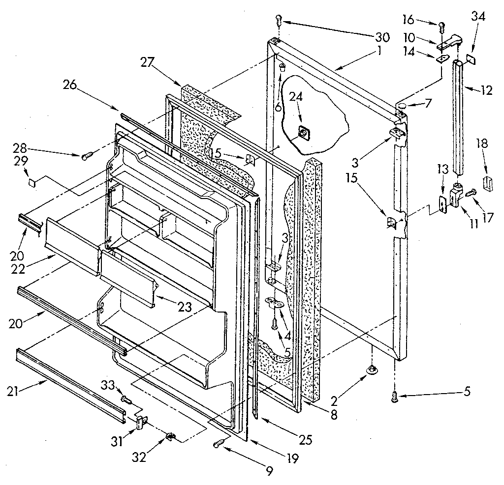 REFRIGERATOR DOOR