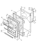 Refrigerator door