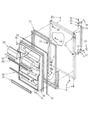 Refrigerator door