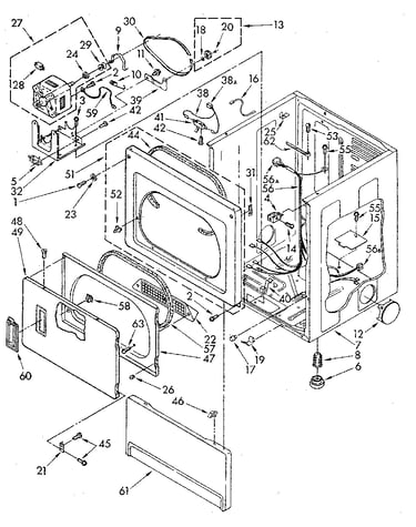 Lower cabinet & front panel