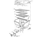 Craftsman 2582317970 grill and burner section diagram