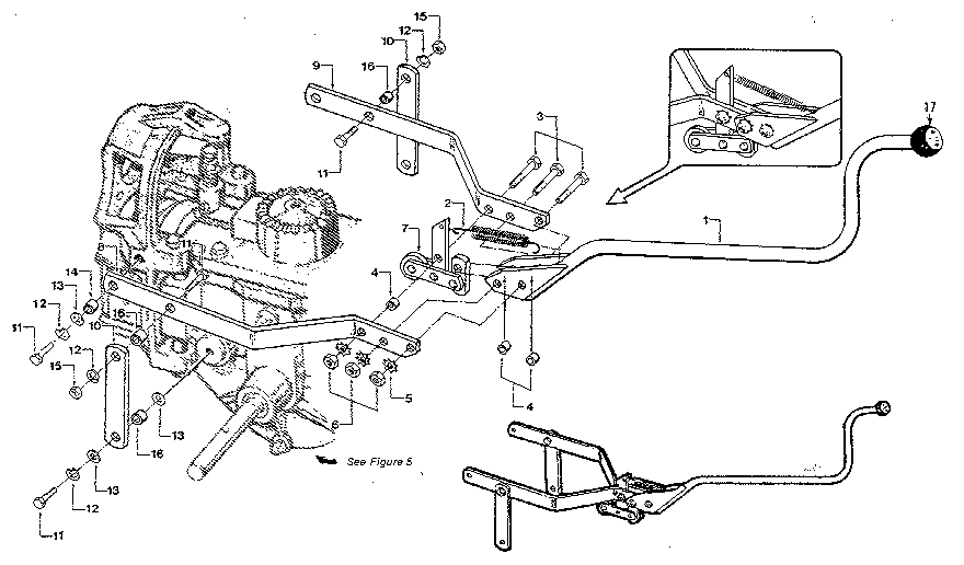(fig. 2) wheels/tines/pto drive lever & yoke assembly