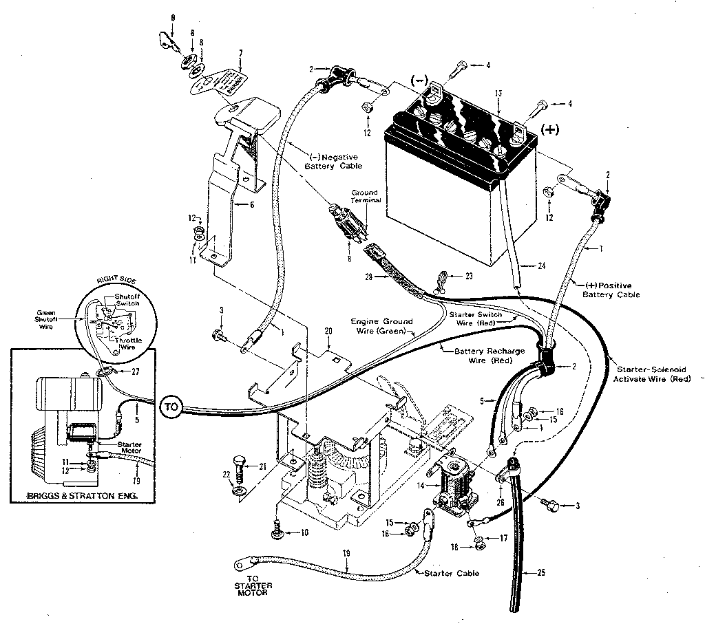 (fig. 9) electric start system - 7hp &   8hp tillers