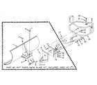 Troybilt 900039 (fig. 10) dozer/snow blade attachment diagram