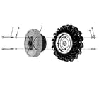 Troybilt 900039 (fig. 16) wheel weights diagram