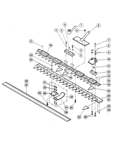 Cutter bar assembly