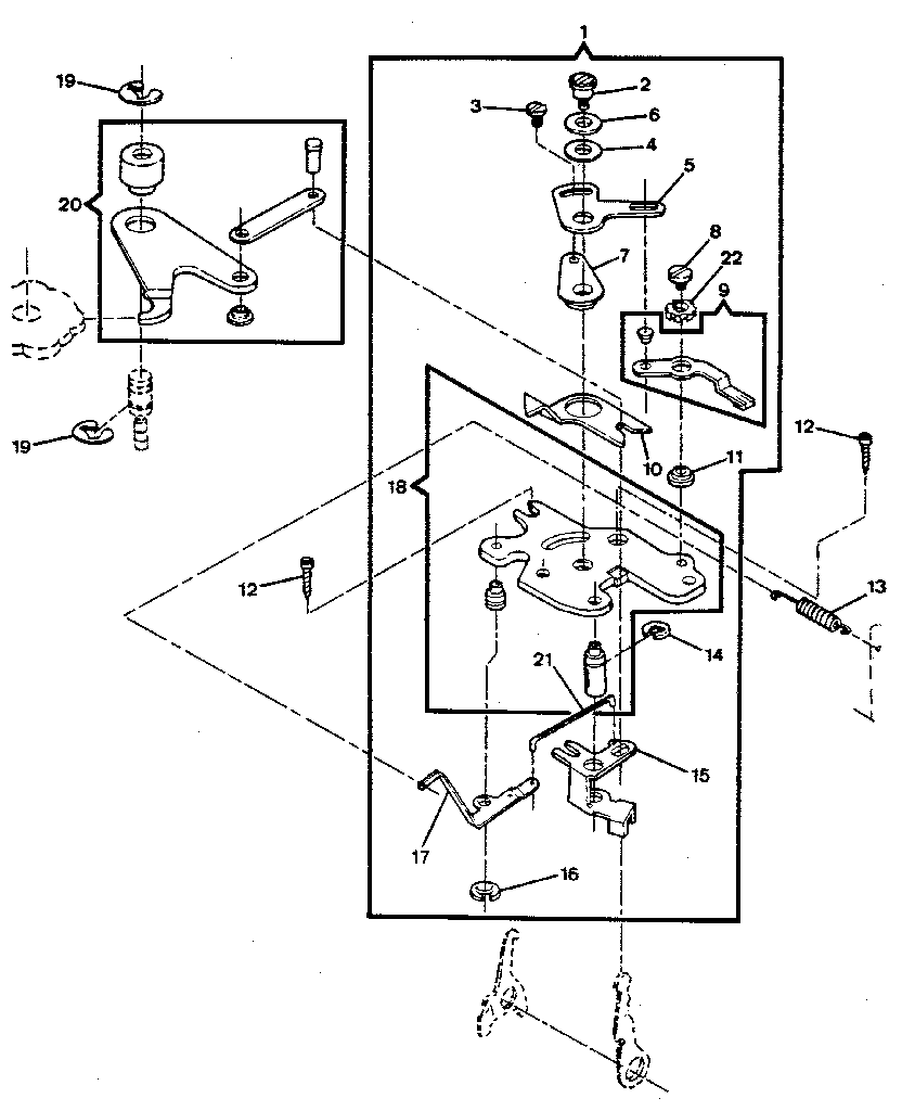 Cam controlled feed