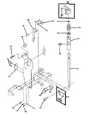 Needle bar, presser bar & take-up