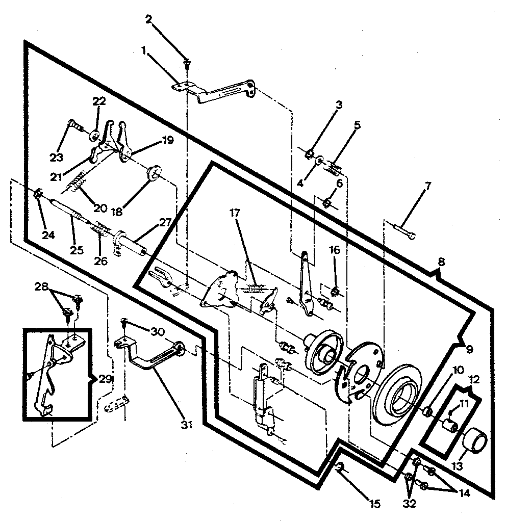 BUTTONHOLER & FEED REGULATOR CAM