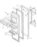 Refrigerator door