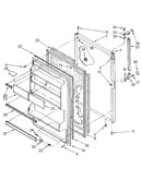 Refrigerator door