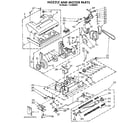 Kenmore 1163956580 nozzle and motor diagram