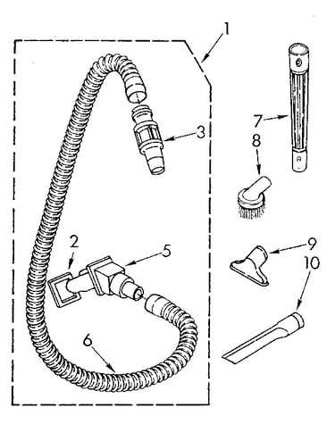 Hose and attachment