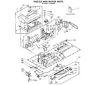 Kenmore 1163936080 nozzle and motor diagram
