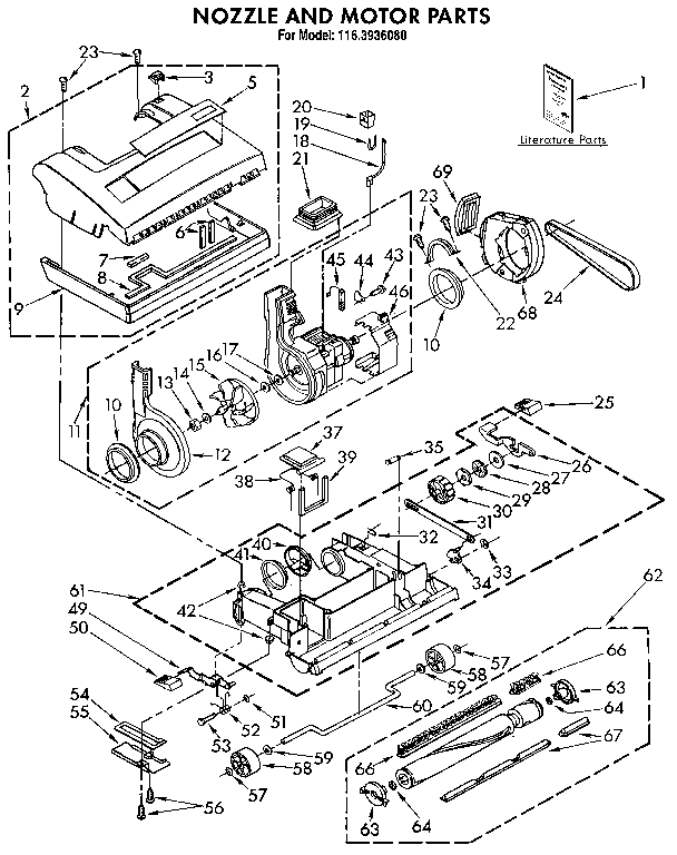Nozzle and motor