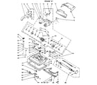 Kenmore 1753927580 nozzle and motor assembly diagram
