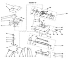 Kenmore 1753916080 nozzle and motor assembly diagram
