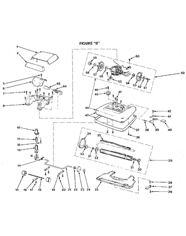 Nozzle and motor assembly