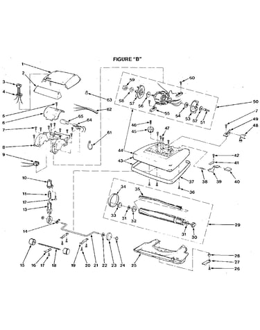 Nozzle and motor assembly