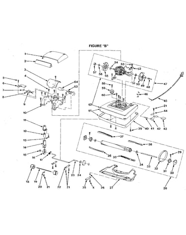 Nozzle and motor assembly