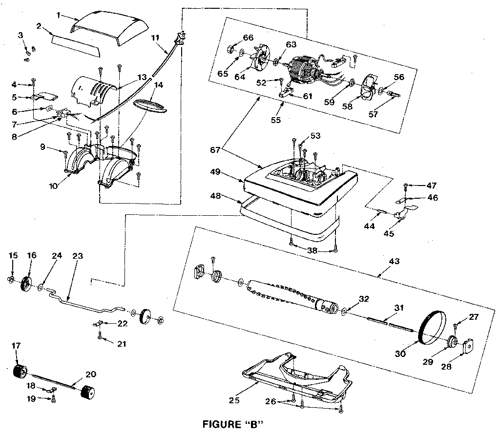 NOZZLE AND MOTOR ASSEMBLY