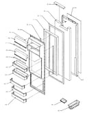 Refrigerator door
