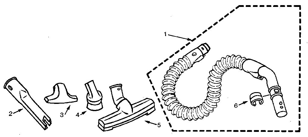 Hose and attachment