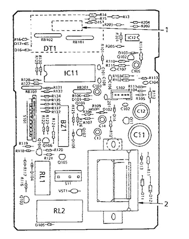 Control circuit board (part no. 14611)