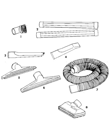 2-1/2" diameter plastic accessories
