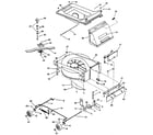Craftsman 247383601 blade, deck, & wheel assembly diagram