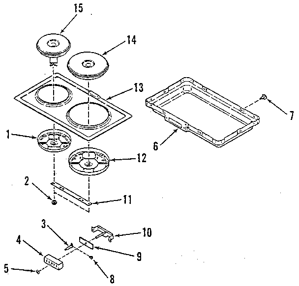 ELECTRIC HOB ELEMENT MODULE KIT 4998530/4998630