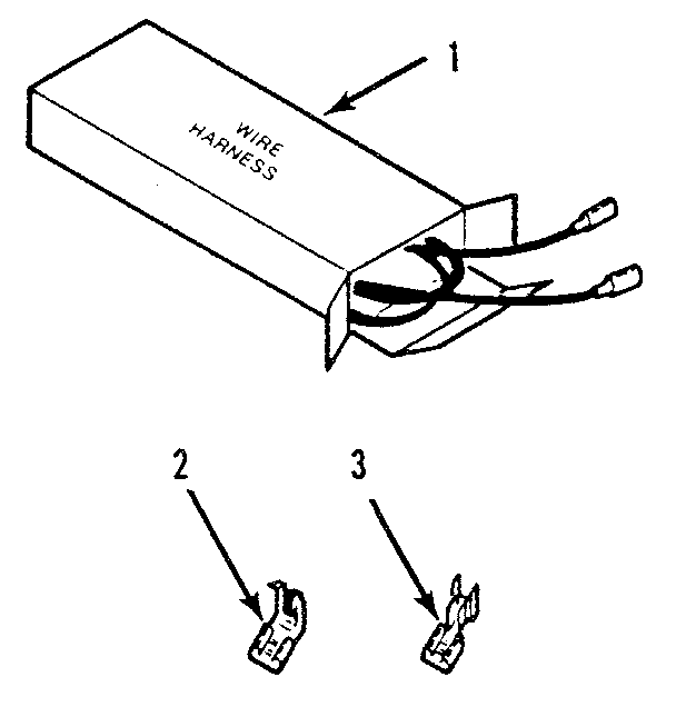 WIRE HARNESS AND COMPONENTS