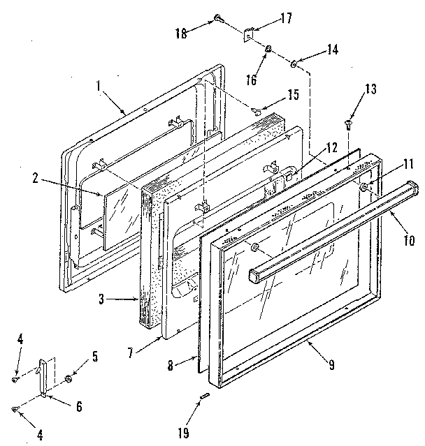 Oven door