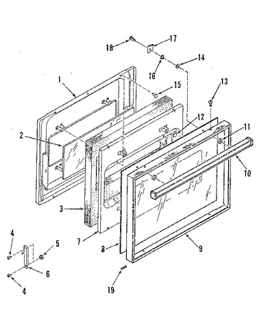 Oven door