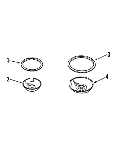 Porcelain pan and chrome ring kit no. 8068 400